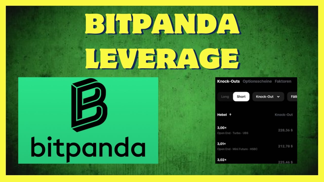 Set Leverage on Bitpanda &ndash; Quickly Explained!