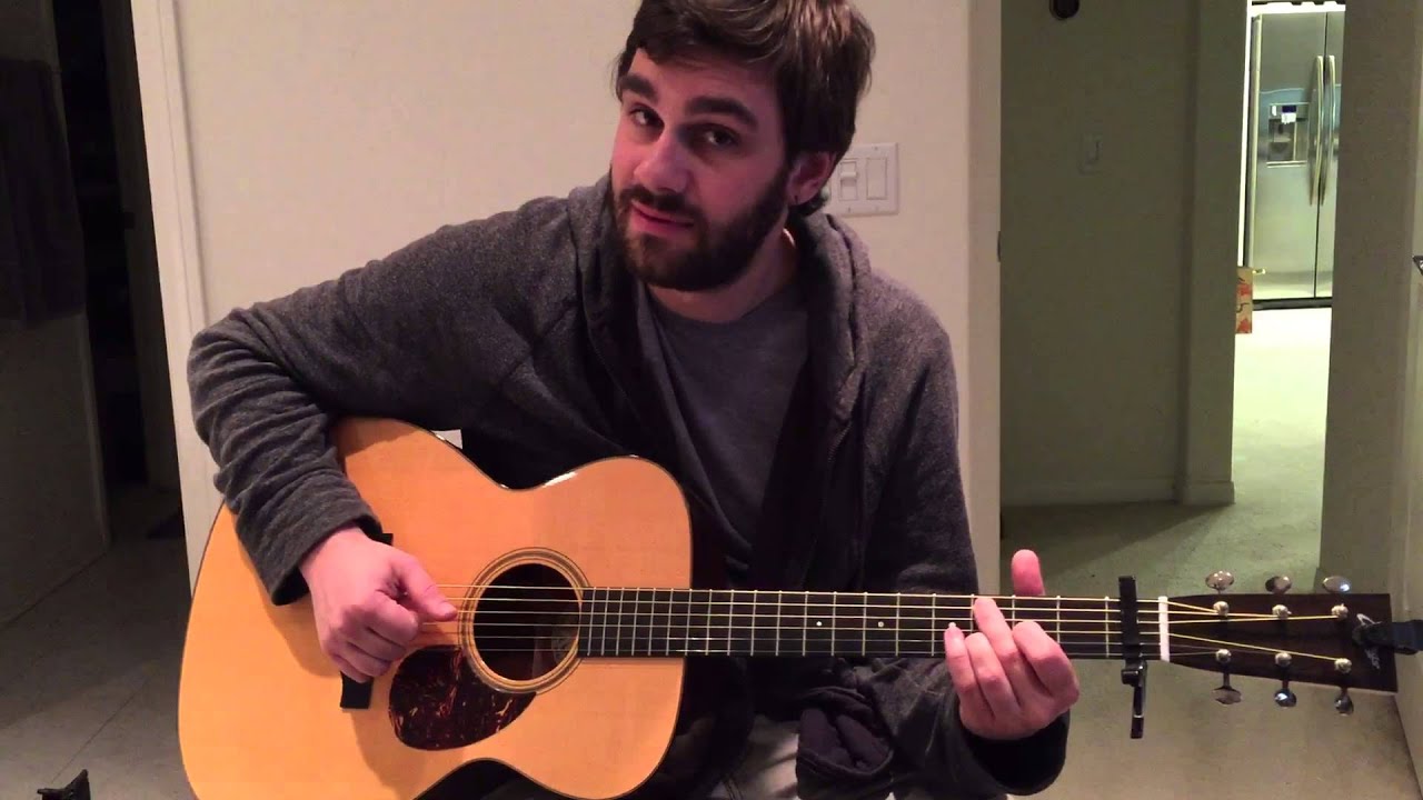 Jon's Guitar Lessons: Acoustic tutorial of What Do You Mean?
