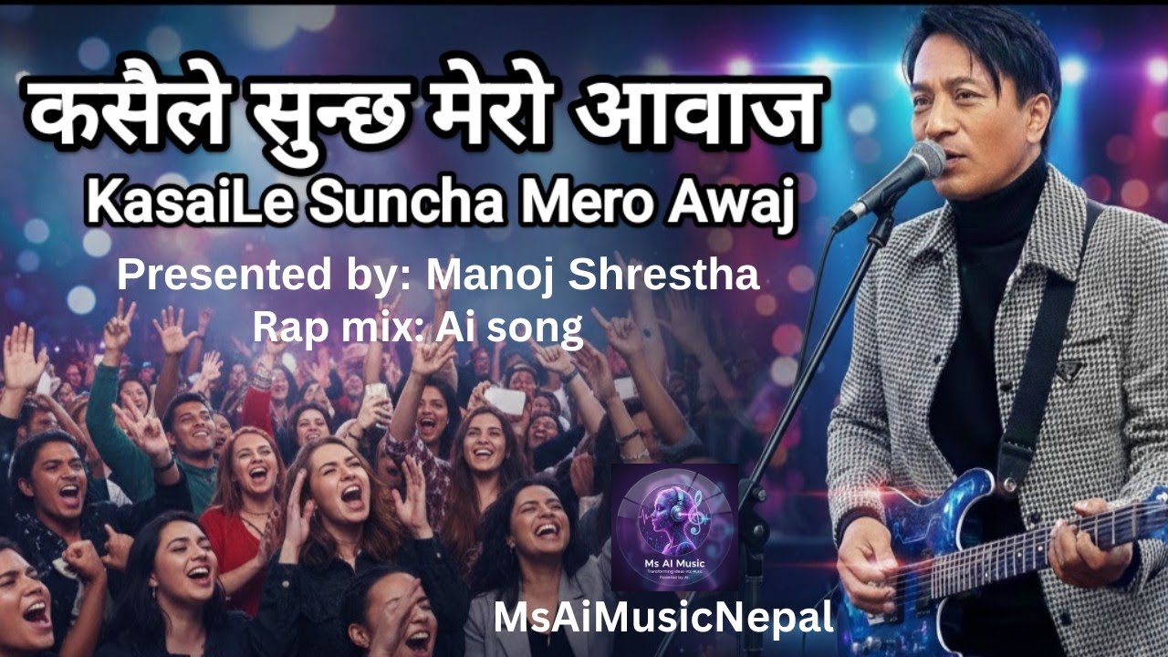कसैले सुन्छ मेरो आवाज | KasaiLe Suncha Mero Awaj | Manoj Shrestha | New Nepali Rap Song 2026