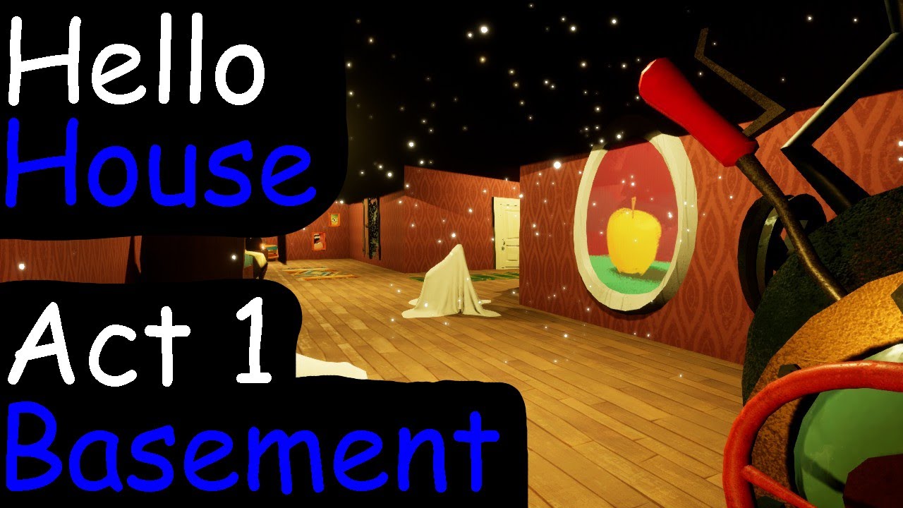 Hello House Basement Act 1 (hello neighbor) By NetheriteKing2010