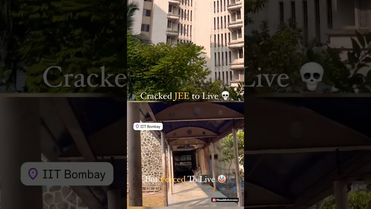 IIT Bombay boys Vs Girl's Hostel🤡|IIT Bombay Hostel Tour #iitbombay #jee2025#shorts