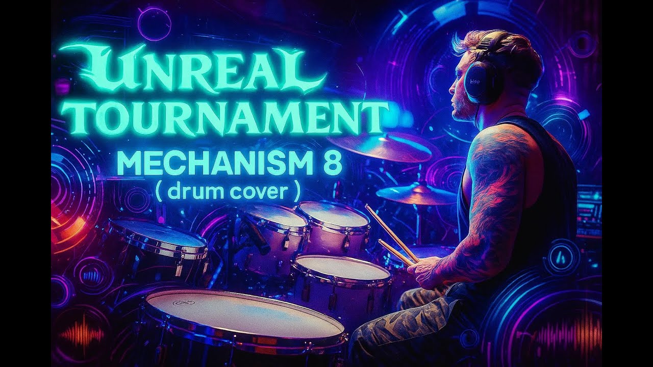 UNREAL TOURNAMENT - MECHANISM 8 ( drum cover by Pavel Lokhnin )