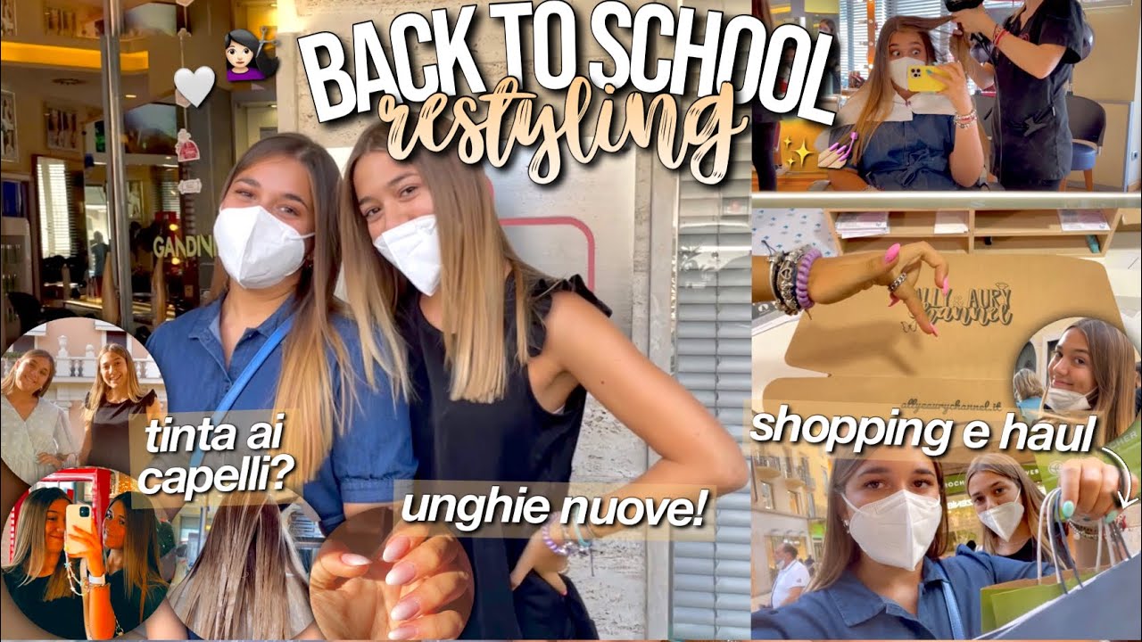 RESTYLING CAPELLI E UNGHIE+VLOG e HAUL SHOPPING+beach sissi 💇🏻‍♀️💅🏼//
