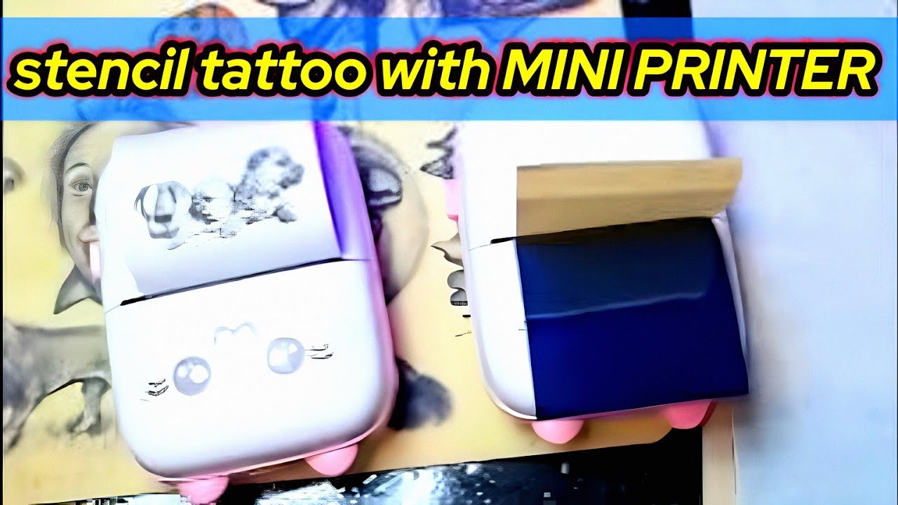 Mini Printer for Tattoo Stencils