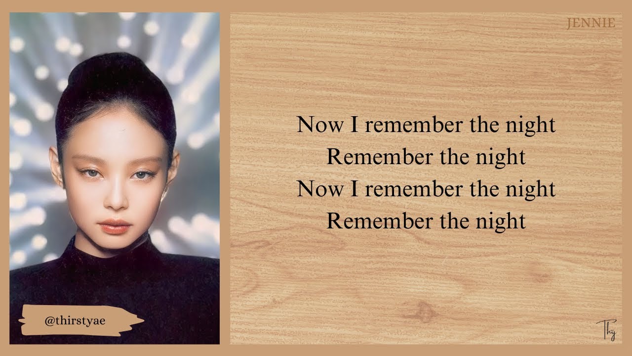 JENNIE - Starlight | Lyrics