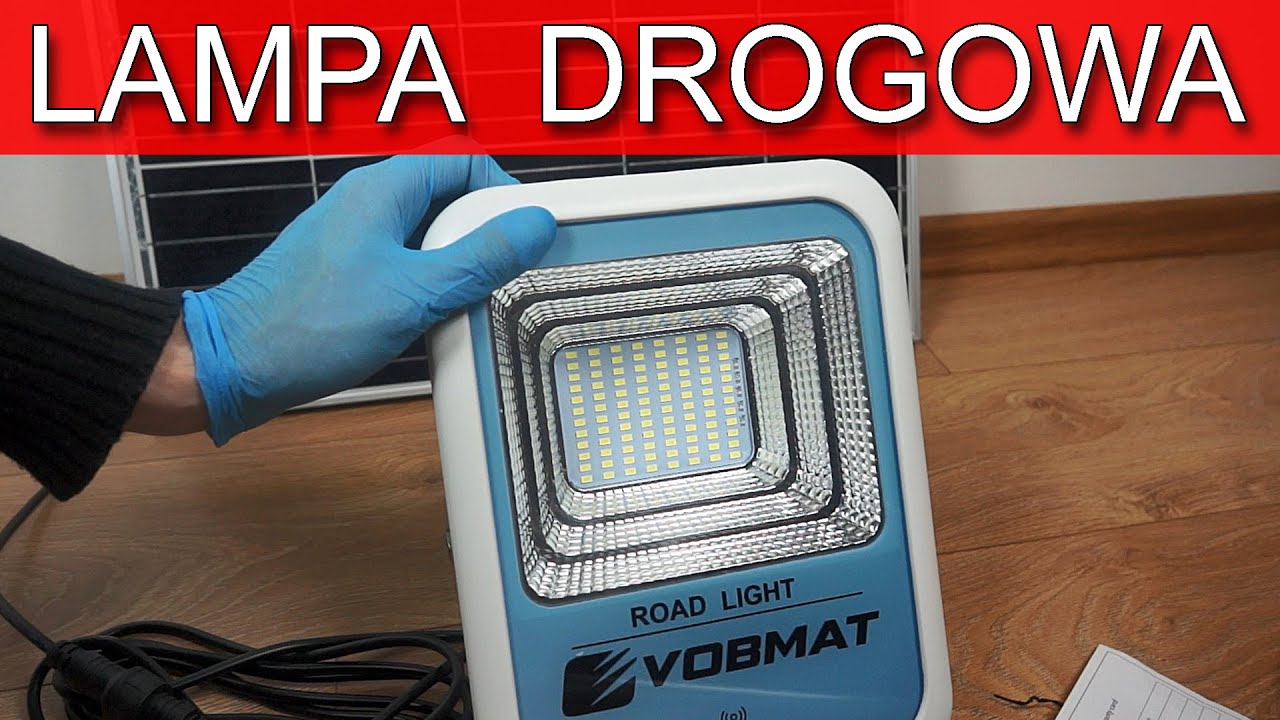 Najbardziej polecana lampa solarna - Vobmat #DomZa100 #185