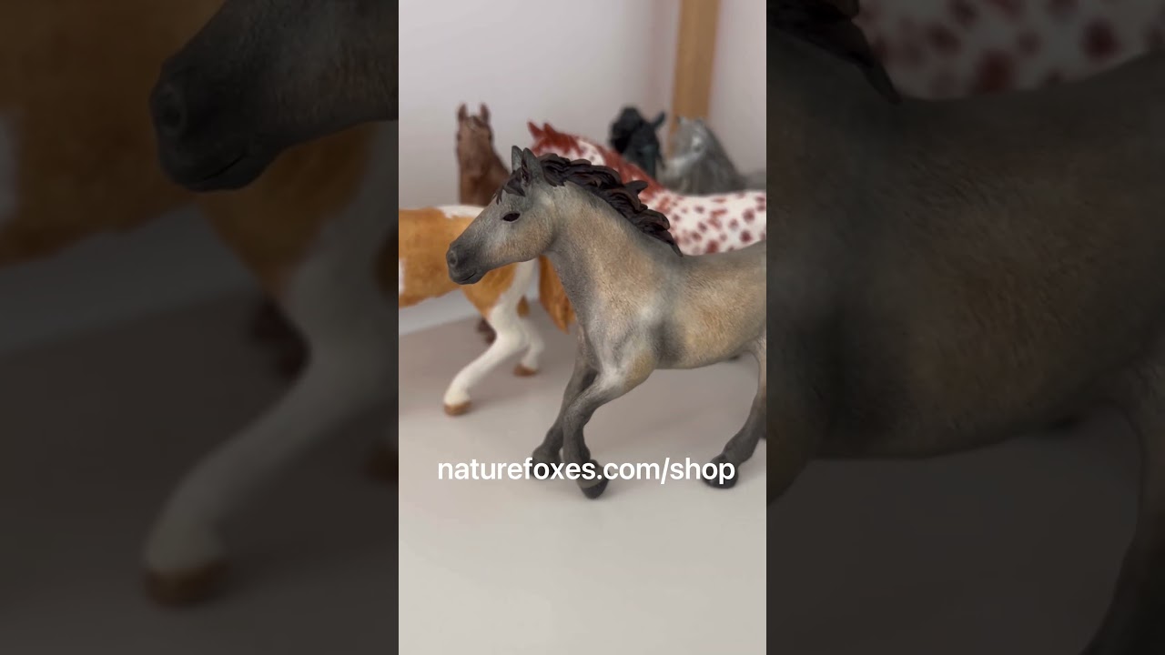 Artist made custom model horses now available on my website! naturefoxes.com 