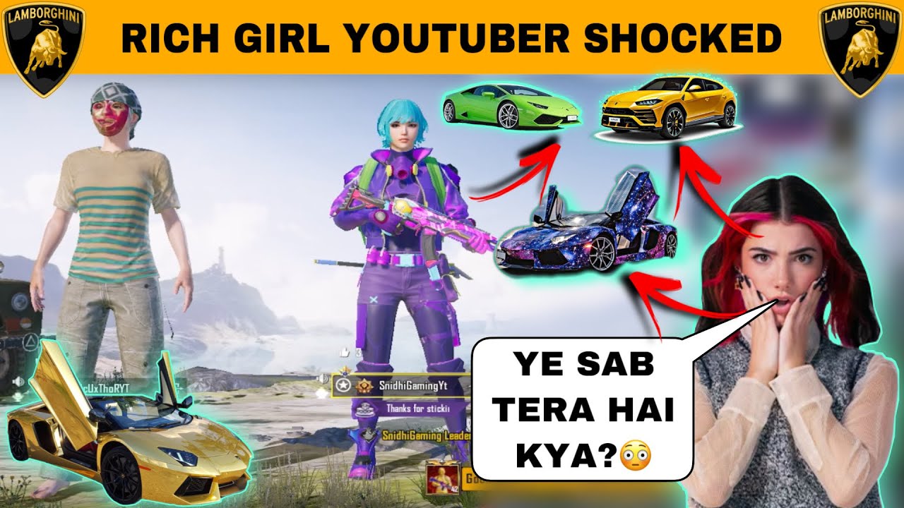 Random Rich Youtuber Teach Me How To Play BGMI🥺 & Got Shocked After Seeing My YOUTUBE CHANNEL😂