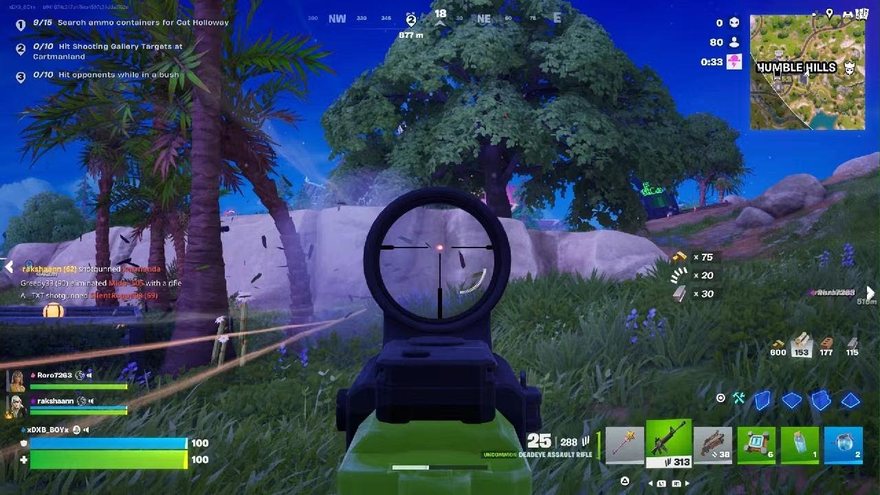 Fortnite trying the new battle pass skin cat holloway