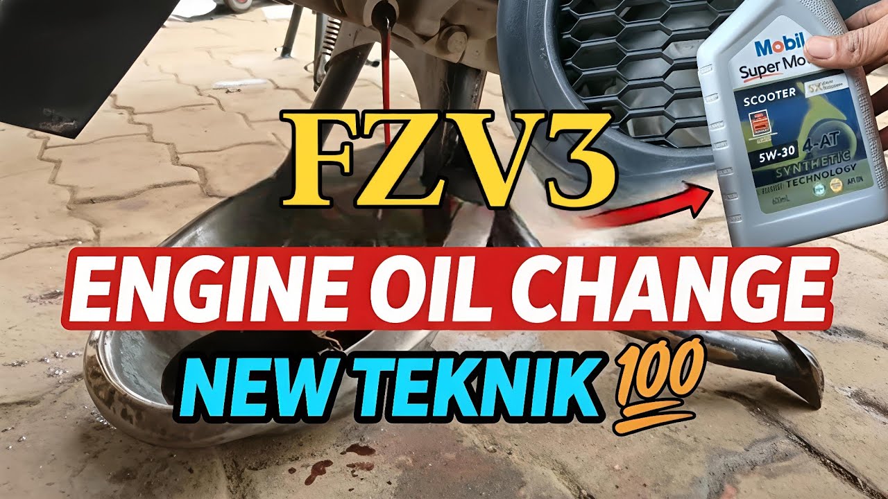 FZ engine oil change