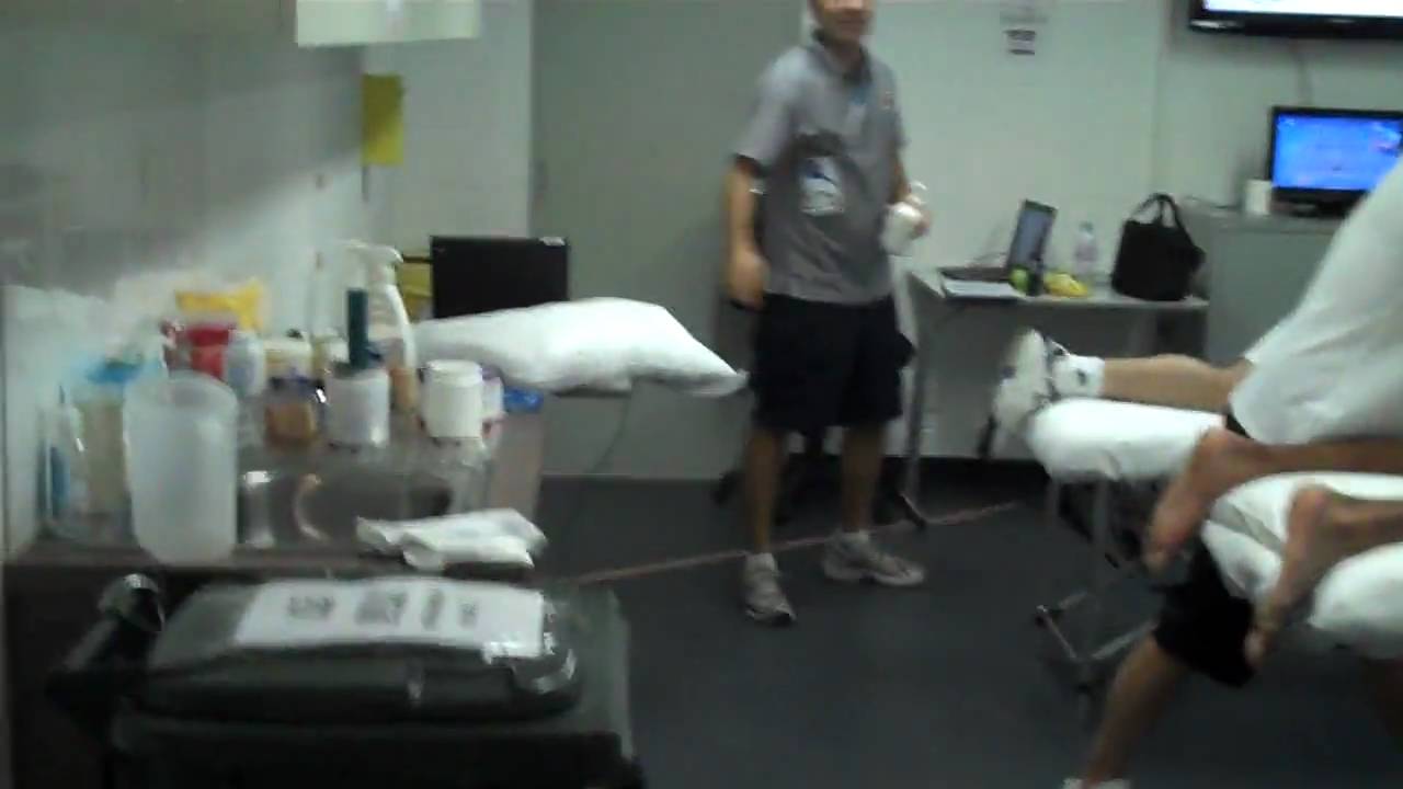 Courier behind the scenes at the Australian Open - Player Locker Room