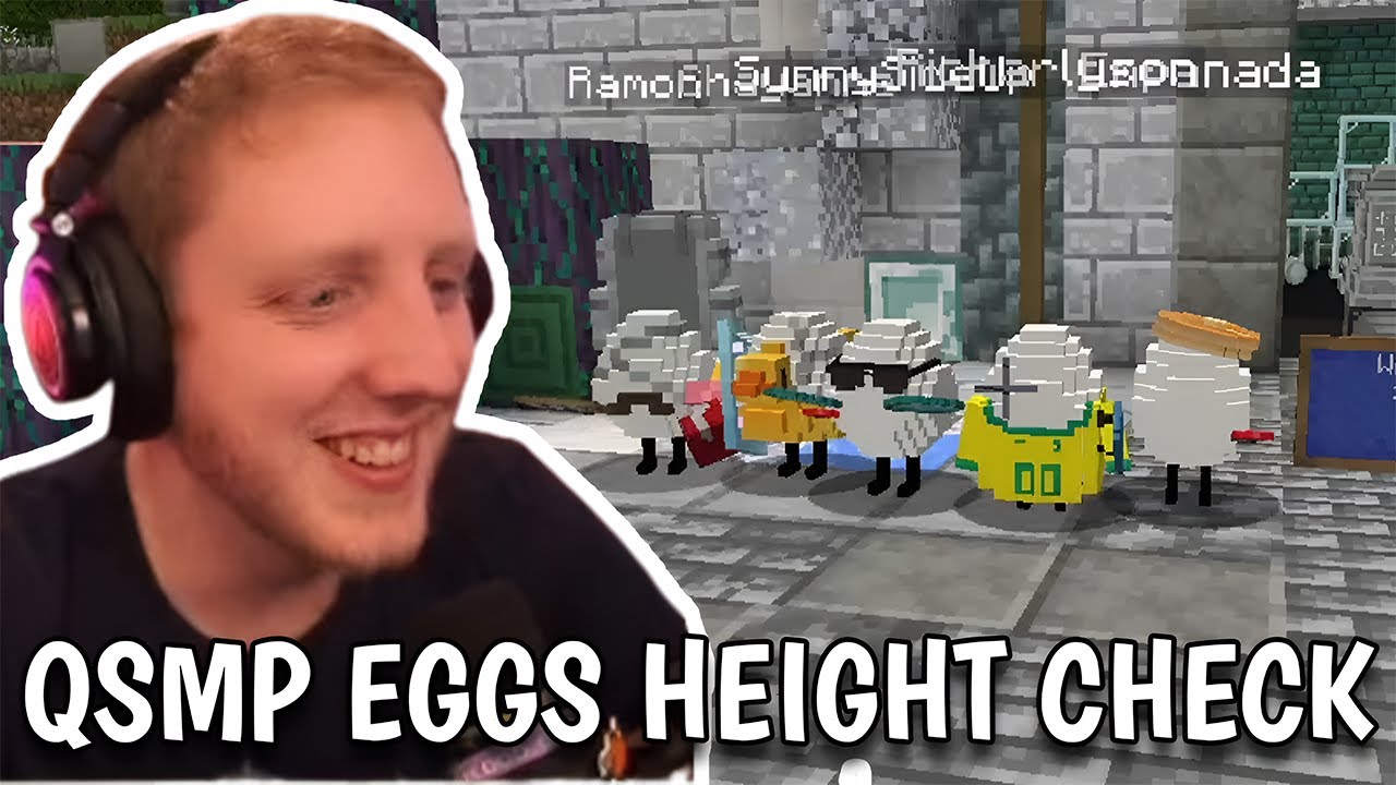 All QSMP Eggs Height Check || QSMP