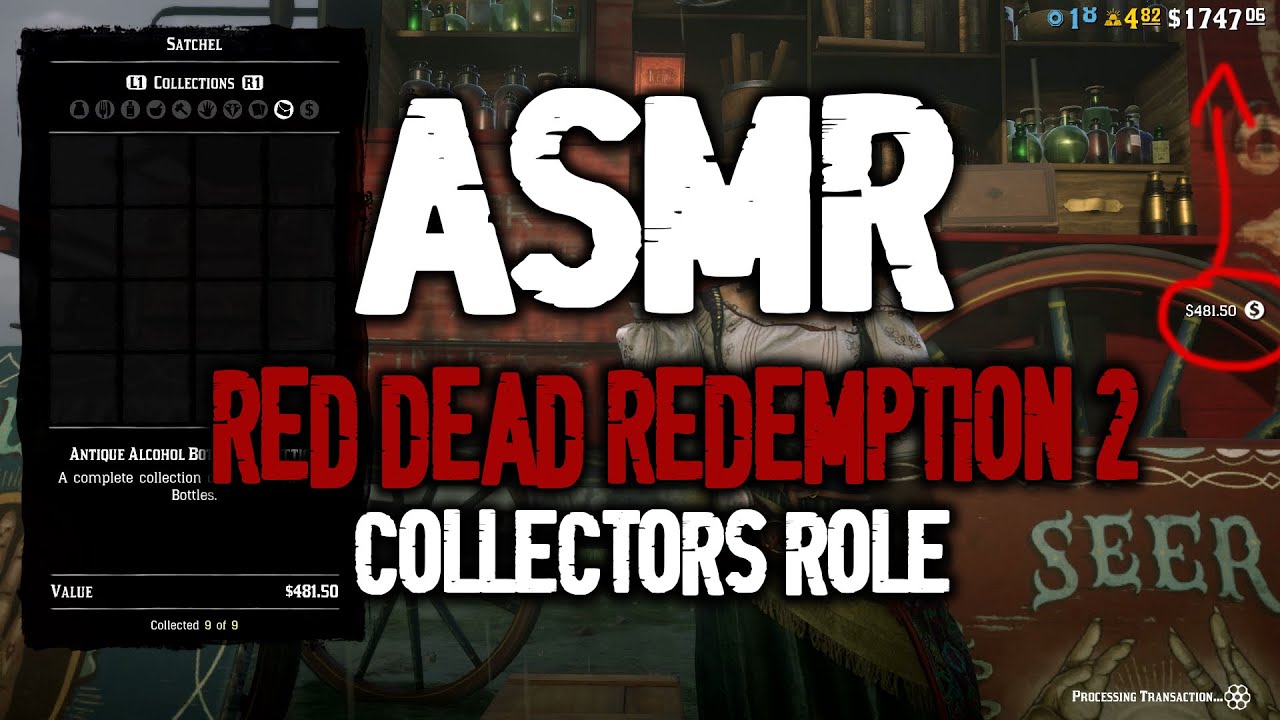 ASMR Red Dead Redemption 2 Collectors Role 😴🤠