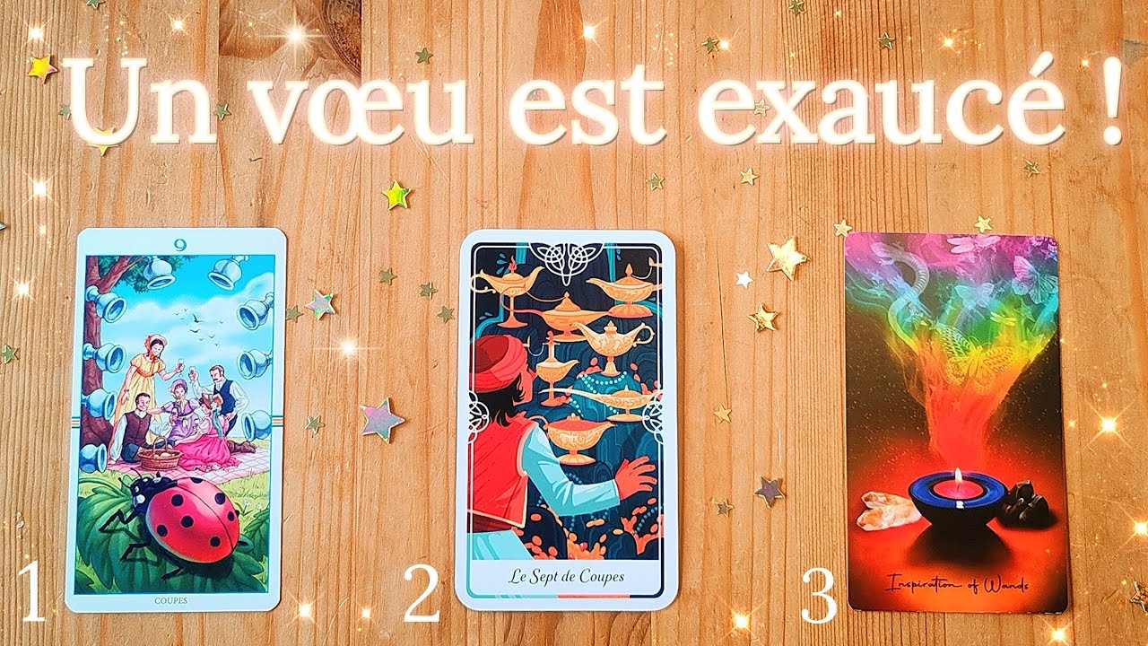 🎉💥 Quel vœu va être exaucé ? 😍 Guidance intemporelle à 3 choix