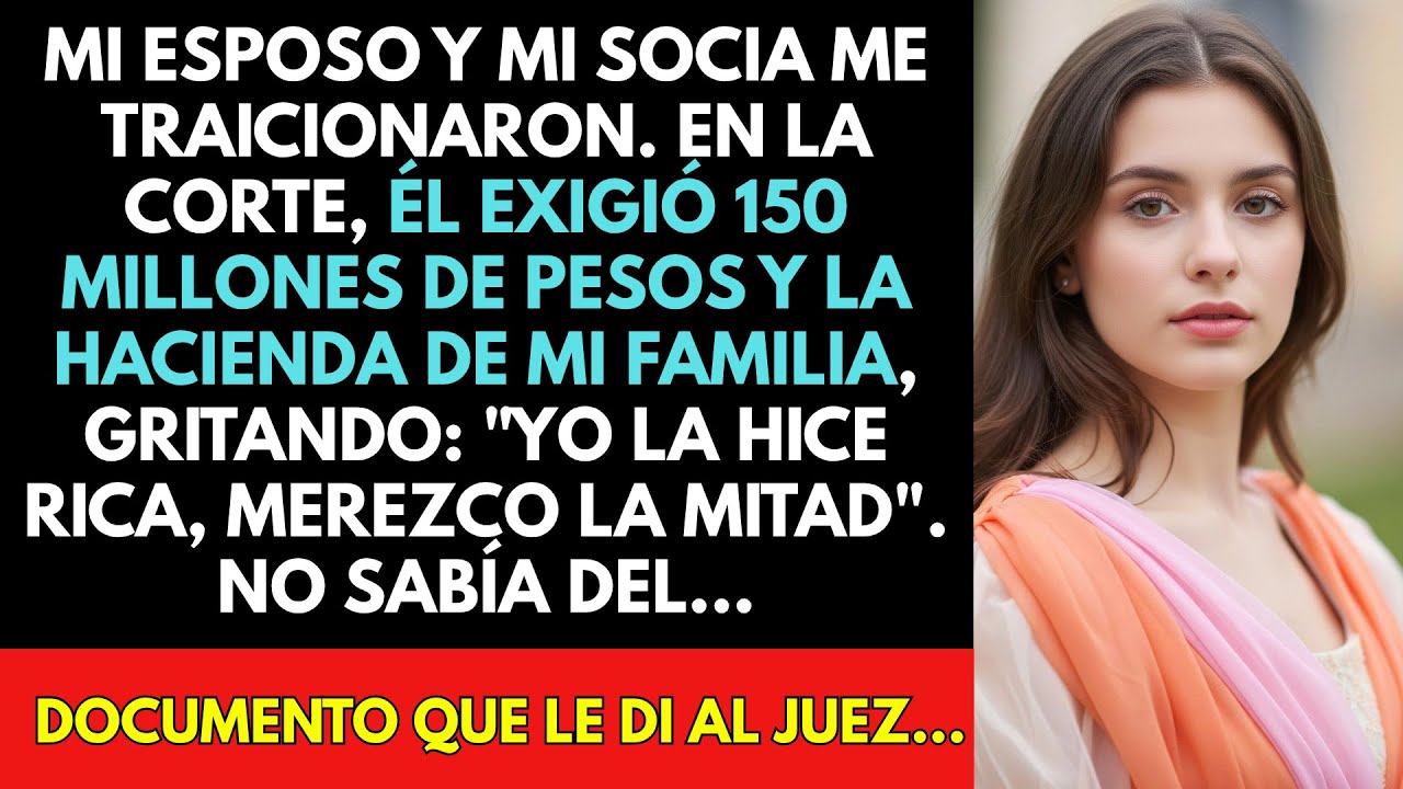 ‘Yo Construí Tu Vida’, Gritó Mi Esposo En La Corte Exigiendo 150M Y La Hacienda De Mi Abuela...