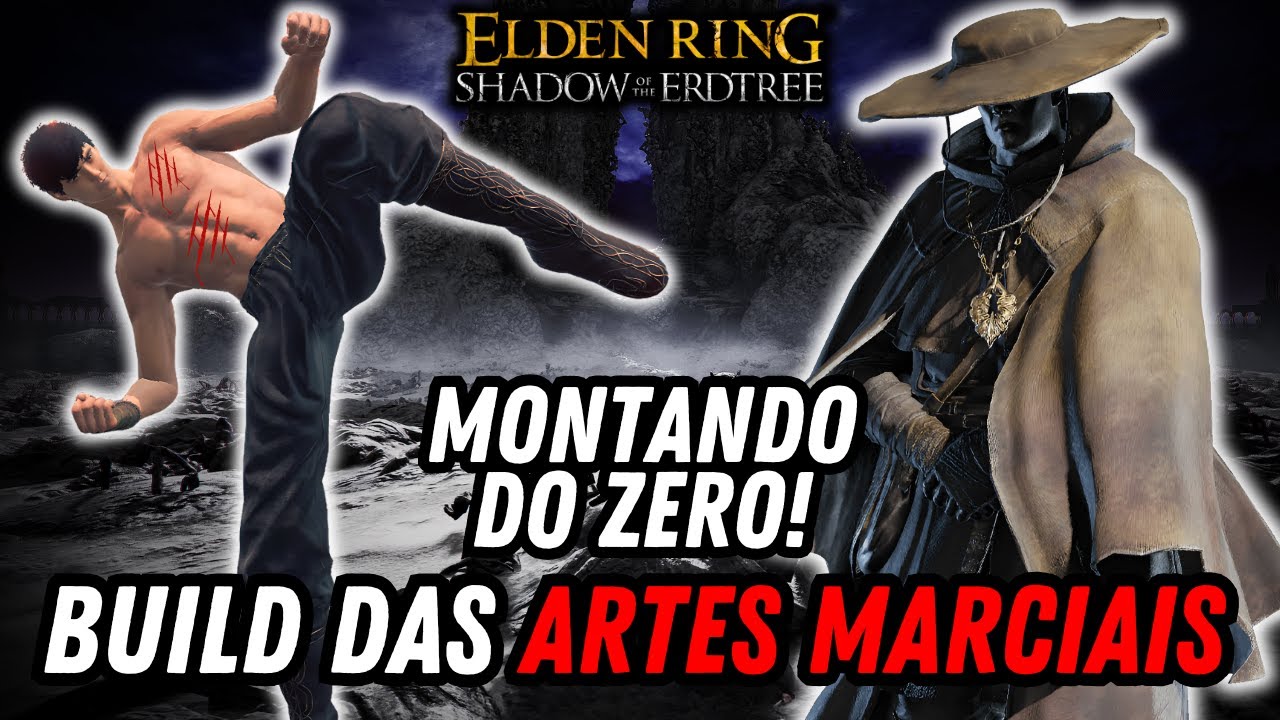 BUILD DO BRUCE LEE chegou no ELDEN RING! Montando a BUILD do INÍCIO!