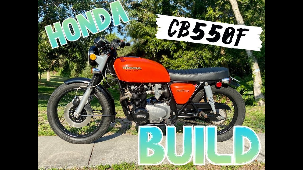 Honda 1976 CB550F full Build video 4K