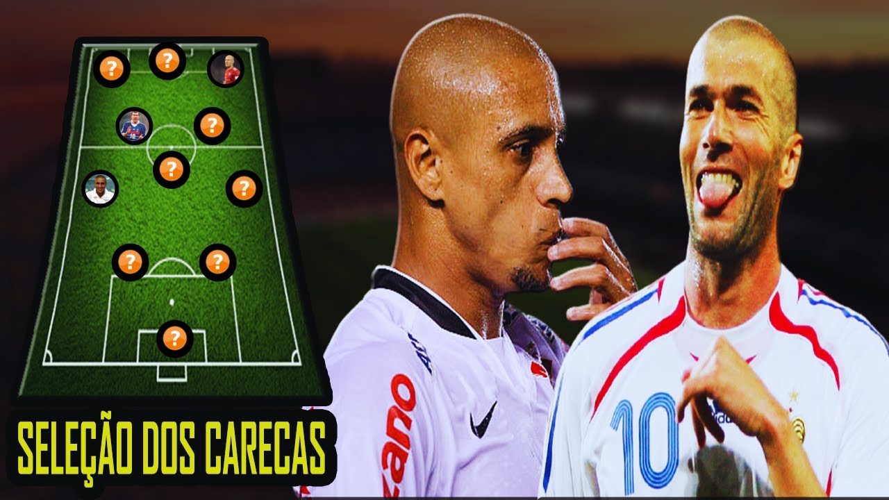 SERÁ QUE SERIA POSSÍVEL PARAR ESSES CARAS? FIZ UMA SELEÇÃO SÓ COM JOGADORES CARECAS NO FUTEBOL!
