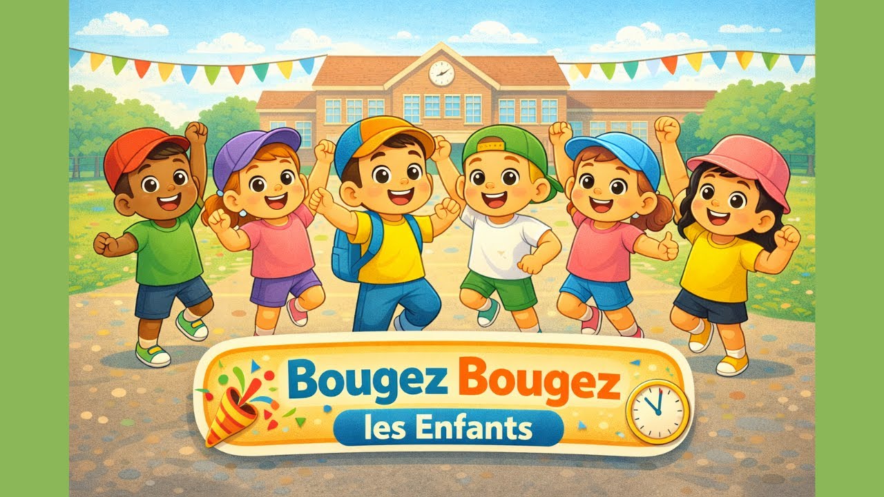 🪇Bougez bougez les enfants🪇- comptine pour enfants
