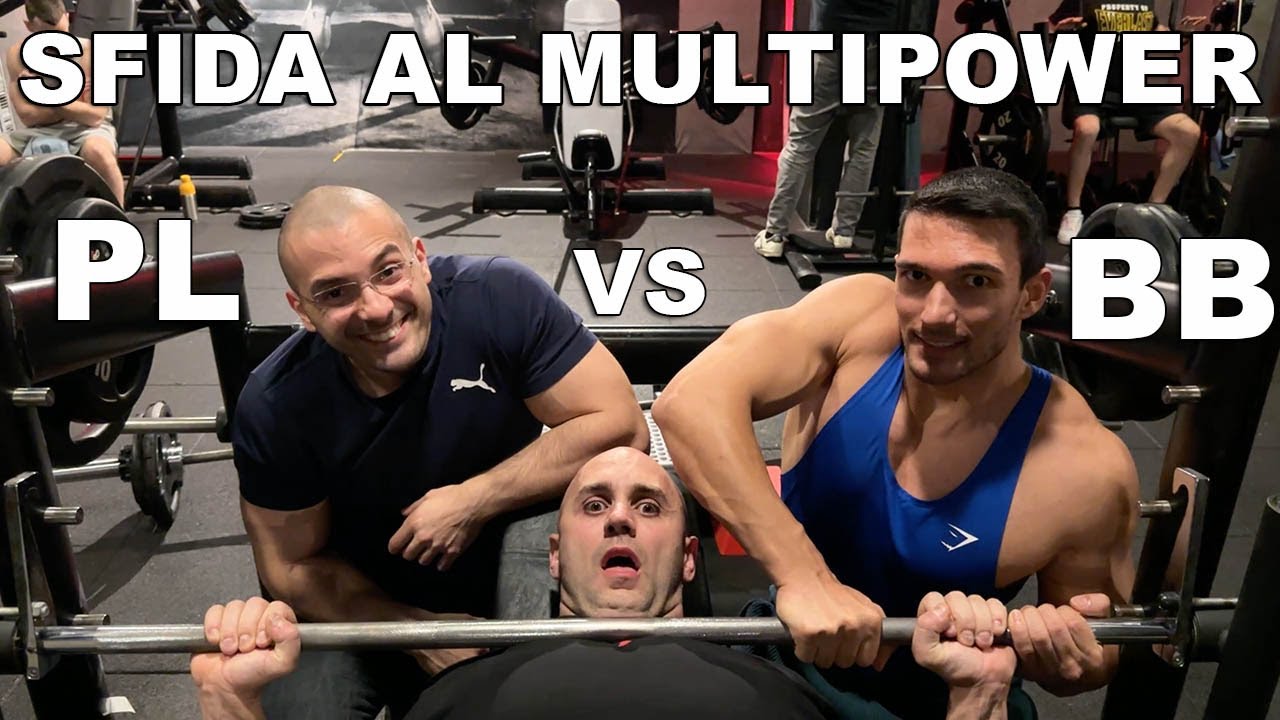 SFIDO DOMINGO POLIANDRI SULLA MULTIPOWER | BODYBUILDER VS POWERLIFTER! CHI È IL PIÙ FORTE?