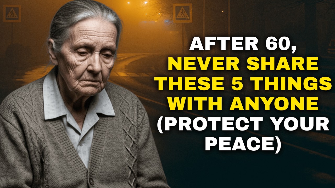 After 60, NEVER Share These 5 Things With Anyone (Protect Your Peace)