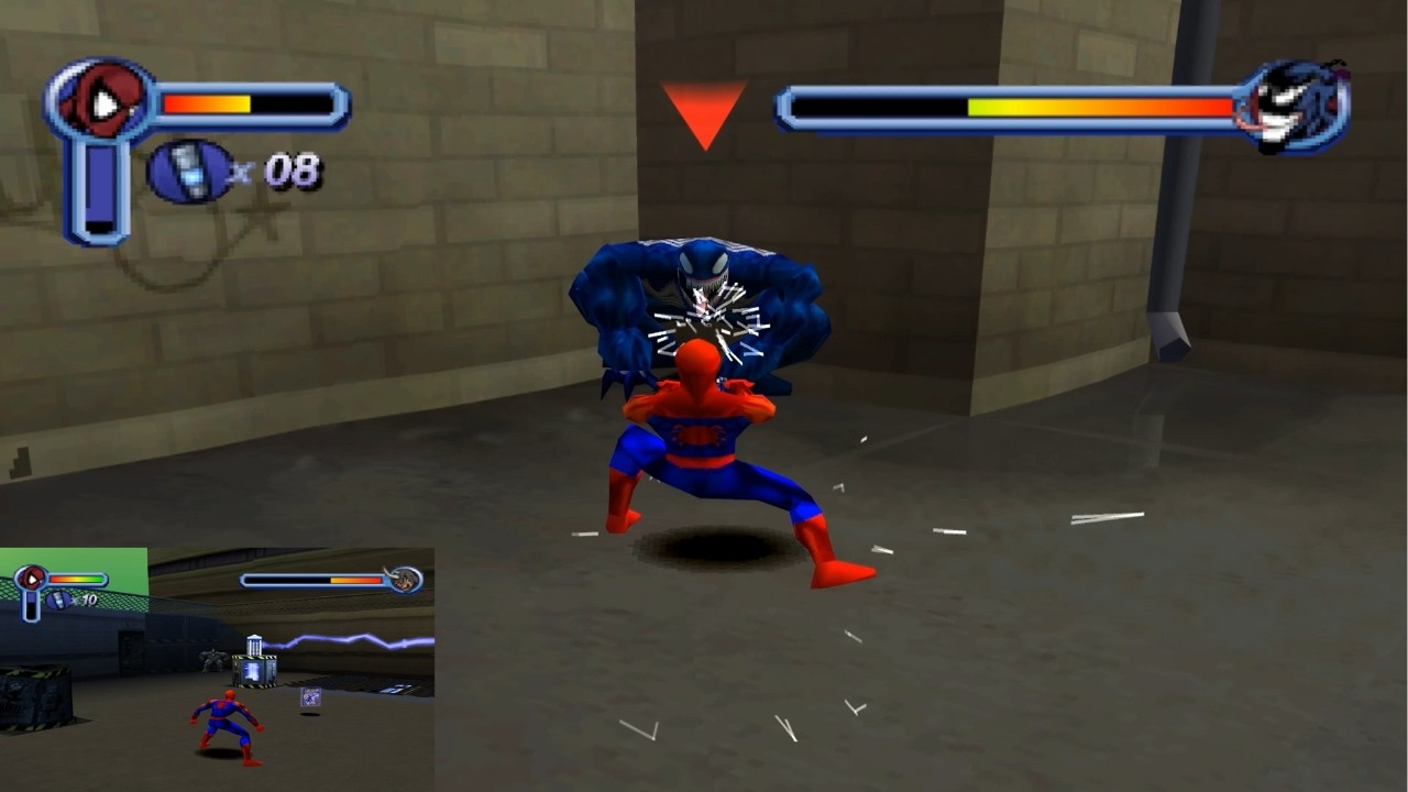 Spider-Man (2000)  Part-2 Hard Game Play (ps1)