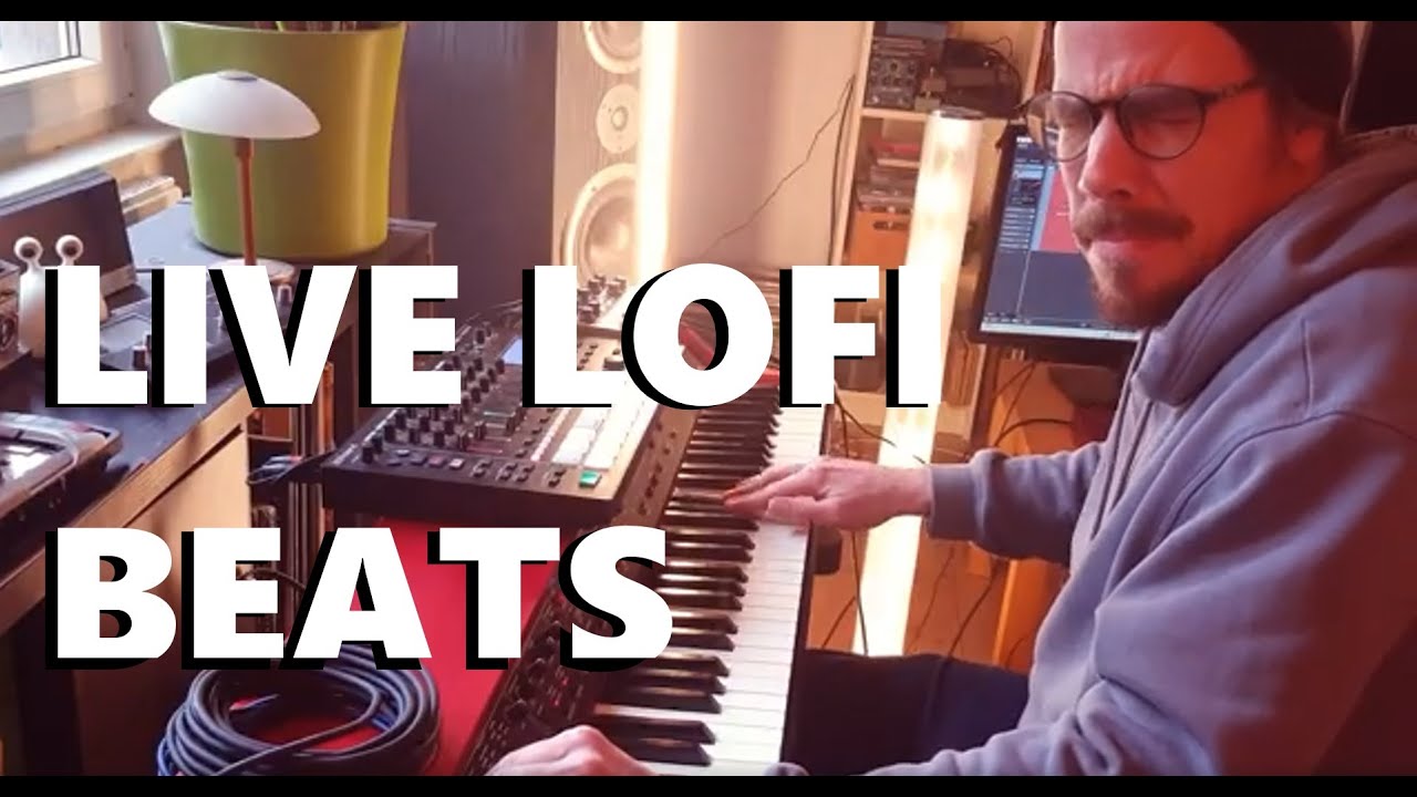 Making cozy lofi music with MC 707, Nord Grand and Strymon Volante // DAWless Hiphop Jam //