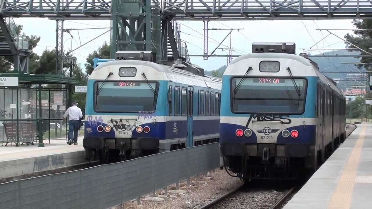Train-Spotting at Afidnes Station.(11/05/2012)