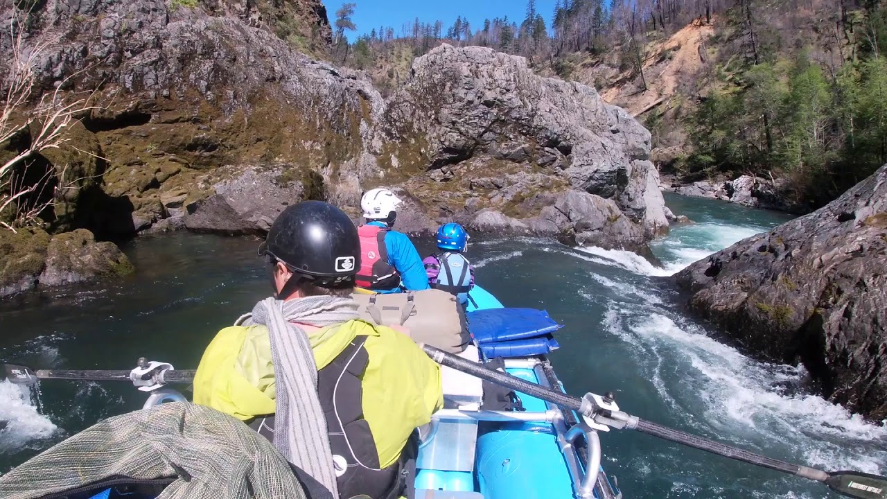 Rowing the Left Line at Fawn Falls on the Illinois River