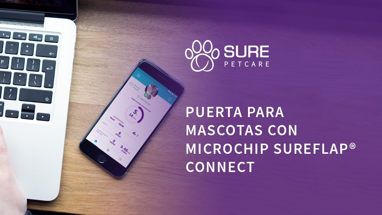 Puerta para mascotas con microchip SureFlap® Connect