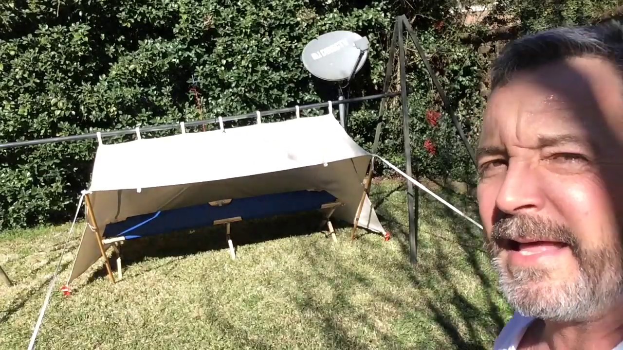 DIY Whelen Tent/Lean To From a Harbor Freight Canvas Tarp