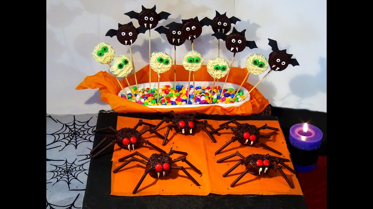 Receta Dulces decorados para Halloween - Recetas paso a paso, tutorial. Loli Domínguez