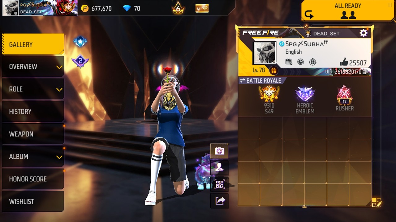 ⚡ GRANDMASTER TOP 1 PUSH! V Badge Lobby 💎 FF LIVE 🔴 Free Fire LIVE!#ff #freefire
