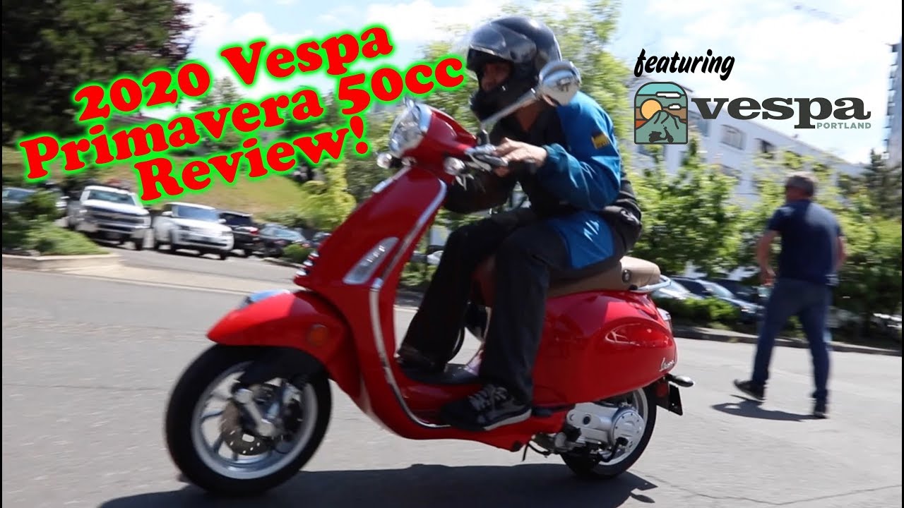 2020 New Fuel Injected Vespa Primavera 50 iGet Review
