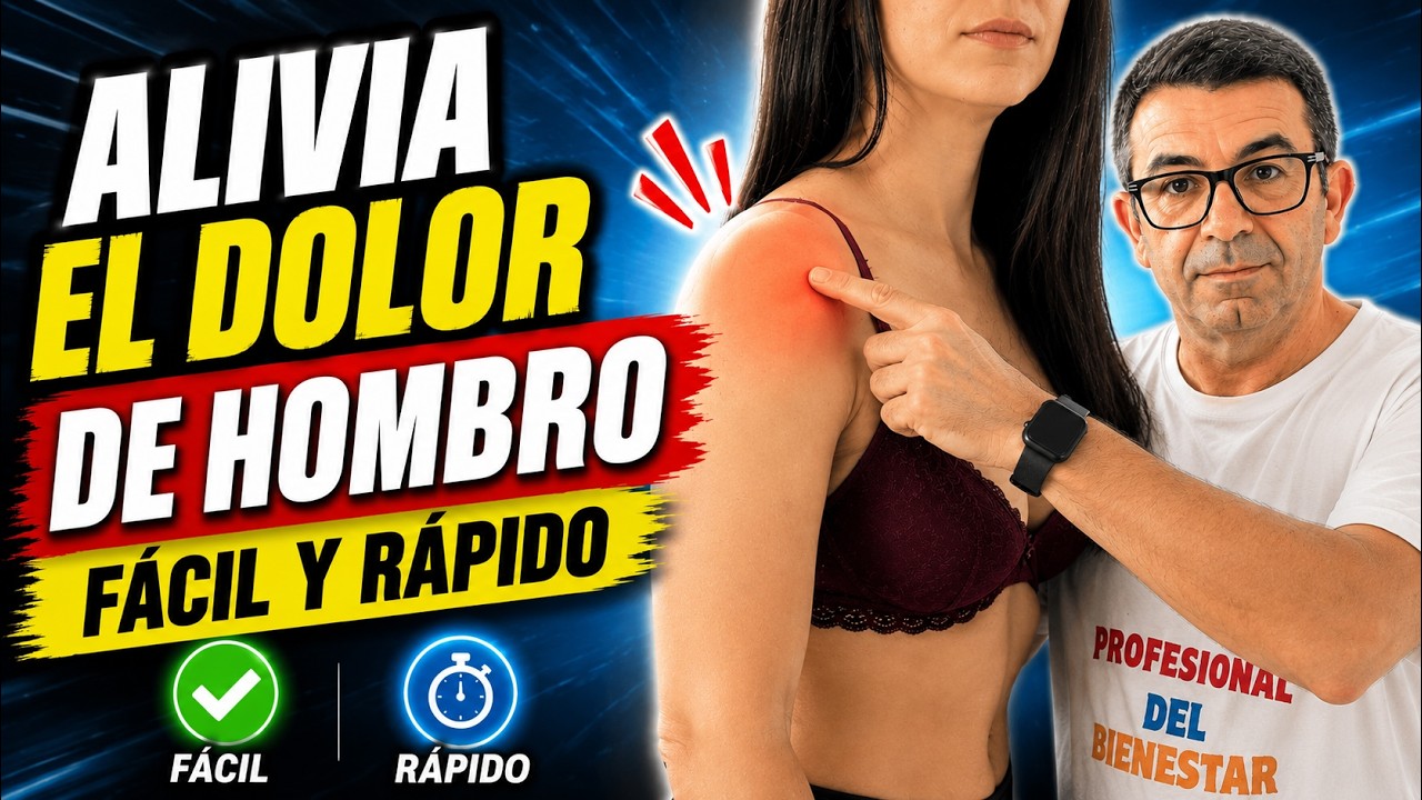 Alivia el dolor de hombro, facil y rapido.👍