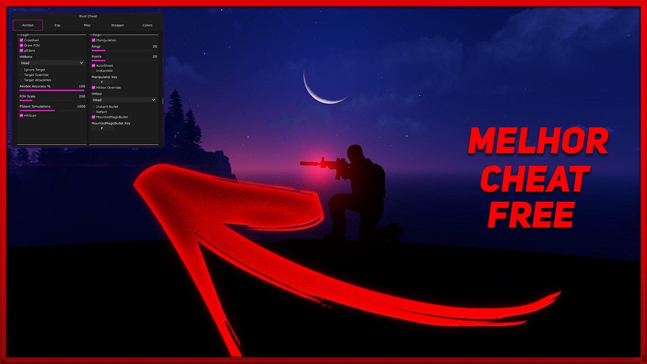CHEAT GRATÍS PARA RUST | AIMBOT | WALLHACK | SPIDERMAN