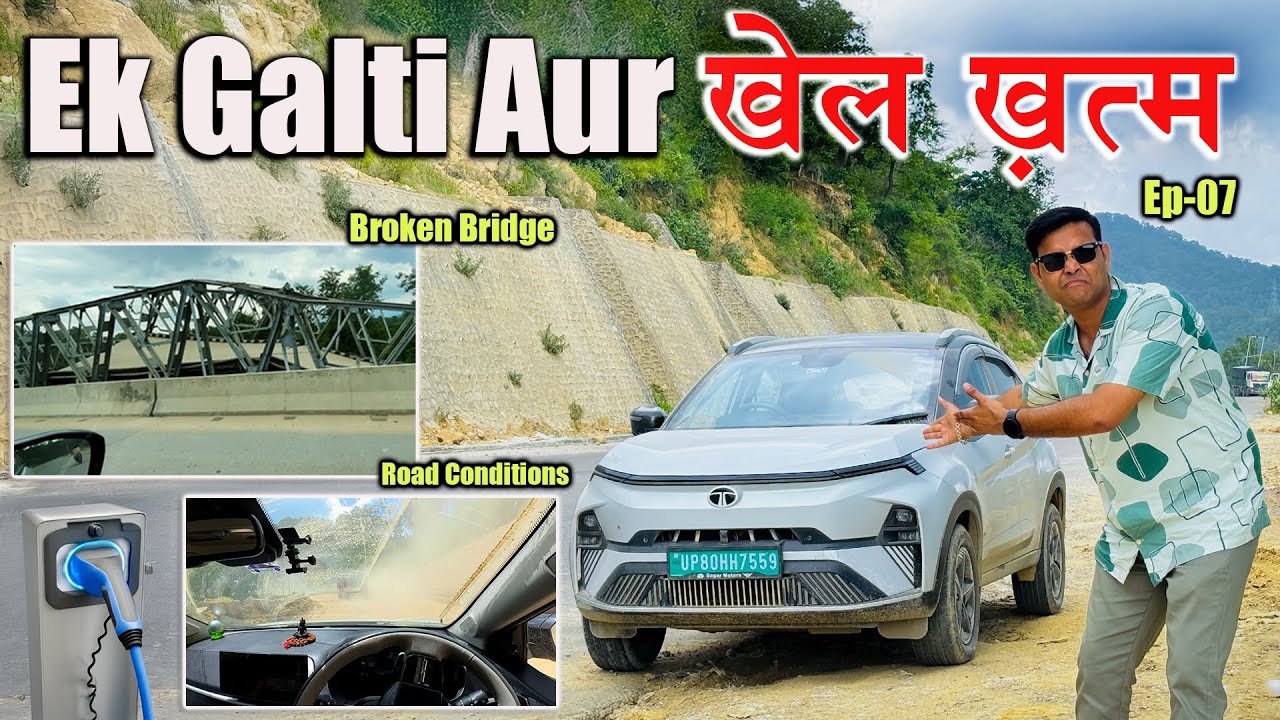 My scariest EV journey so far | Nepal’s deadliest road | Tata Nexon Ev 45