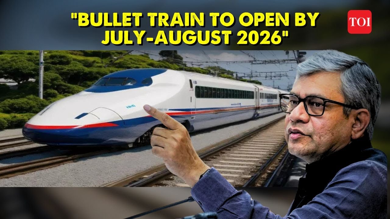 Mumbai-Ahmedabad Bullet Train: Ashwini Vaishnaw Shares Exciting News!