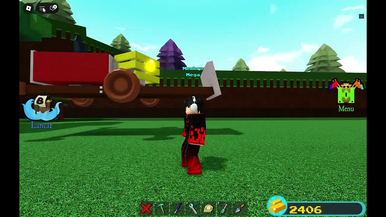 Jogando build a boat (Trollei todo mundo com a sparky kkkk)
