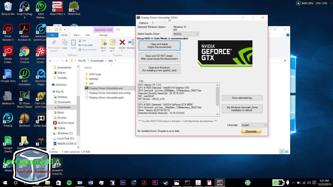 How to fix NVIDIA installer failed error to install Driver/Geforce Experience Easy (2016)