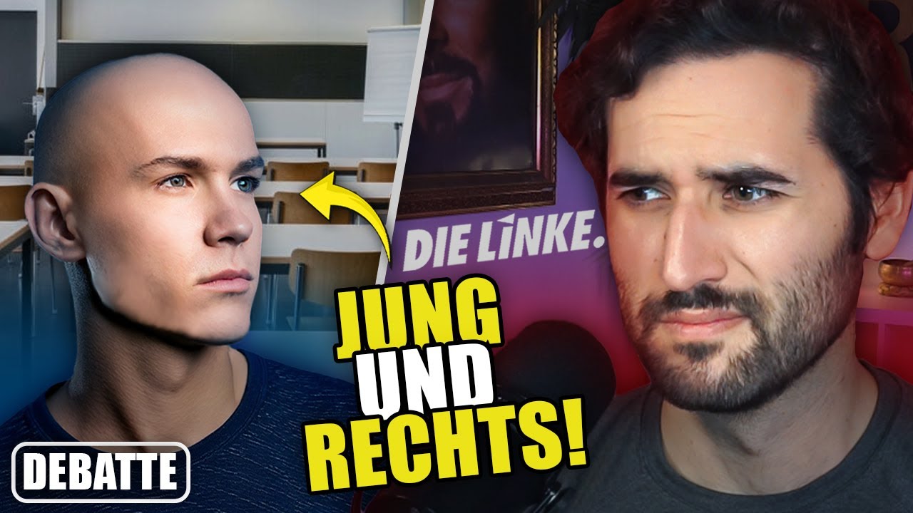 Linker P&auml;dagoge Debattiert Mit Jungen Rechten!