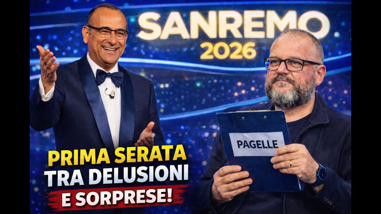 SANREMO 2026 PRIMA SERATA tra Delusioni Clamorose e Sorprese Inattese