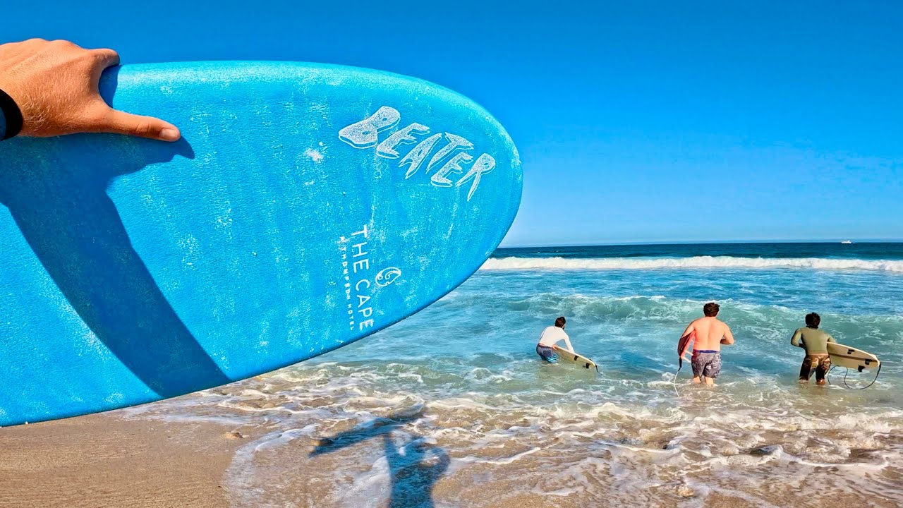 POV SURFING A FINLESS CATCH SURF BEATER (INSIDE BOYZ)