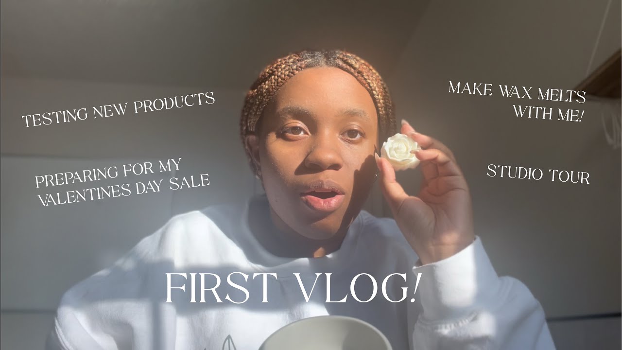 Small Business Vlog🌿✨ | Preparing for a Valentine’s Day Sale, Testing New Products & Studio Tour