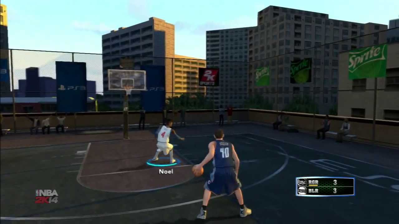 NBA 2K14: Blacktop Mode 1 vs 1 - Nerlens Noel vs Cody Zeller
