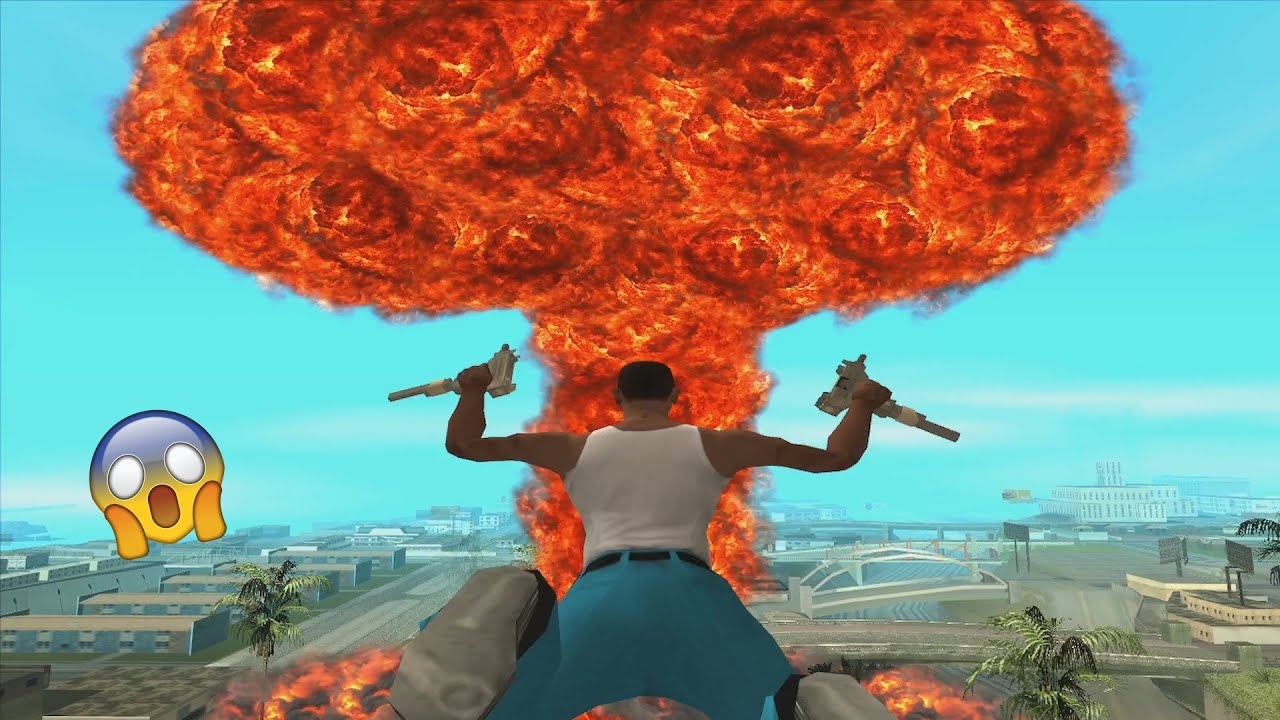 LEDAKAN BOM NUKLIR TERBESAR DI GTA SAN ANDREAS!