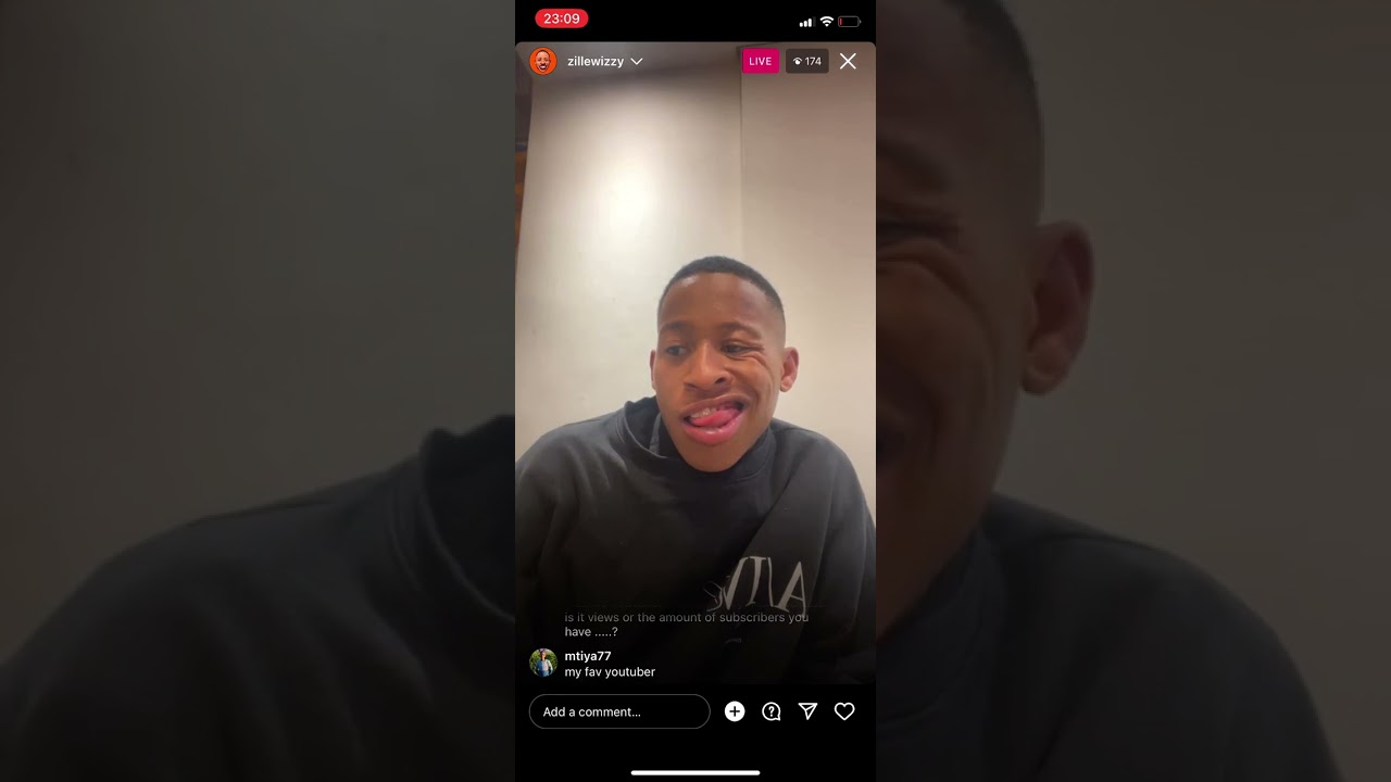 @zillewizzy asked if he is BEEFING with @ghosthlubi IG Live