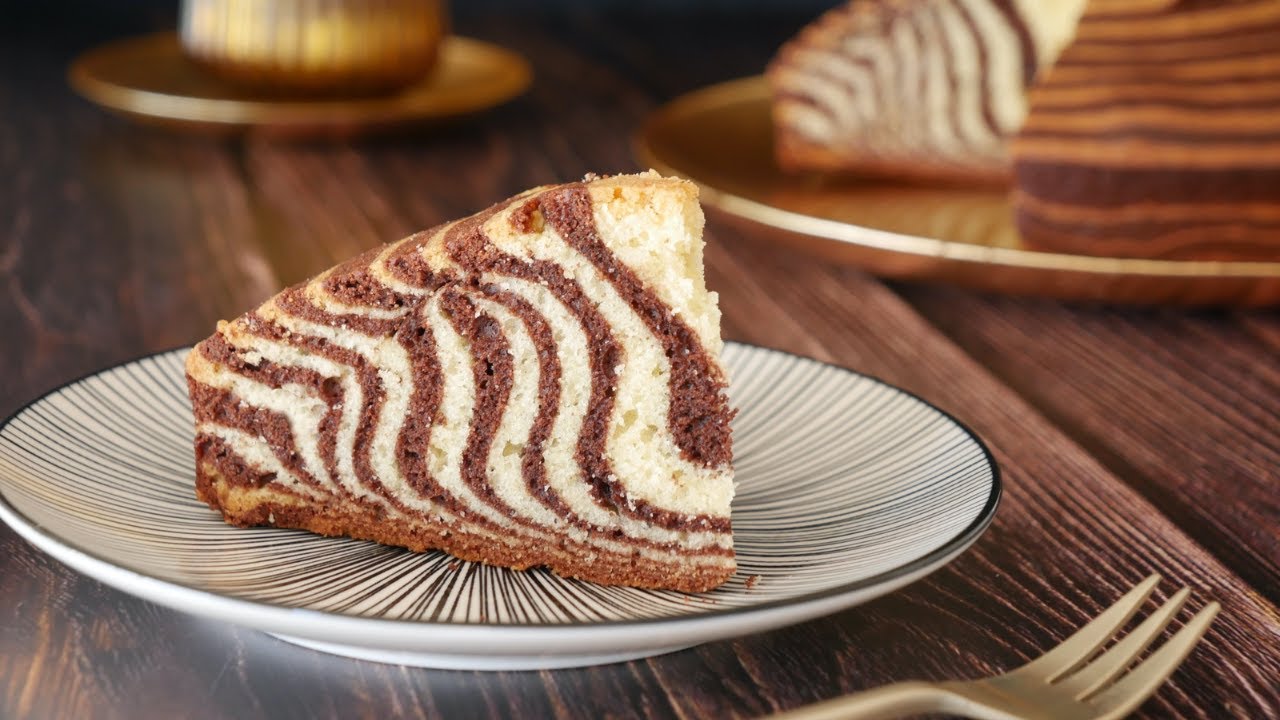 GÂTEAU MARBRÉ ZÉBRÉ 🦓 Recette Facile du ZEBRA CAKE Chocolat Vanille
