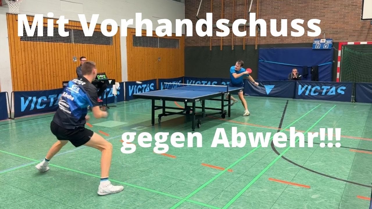 Schon wieder ein Duell gegen einen Abwehrkiller!!! M. Grothe (TTR 2091) vs M. Hüttemann (TTR 1996)🏓