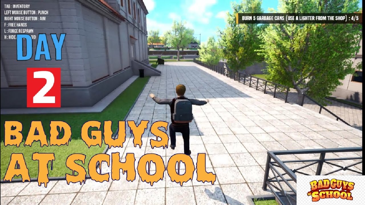 Bad Guys At School Gameplay Walkthrough Part 02 | Day 2 and Explore The School | Fully Fun Gameplay